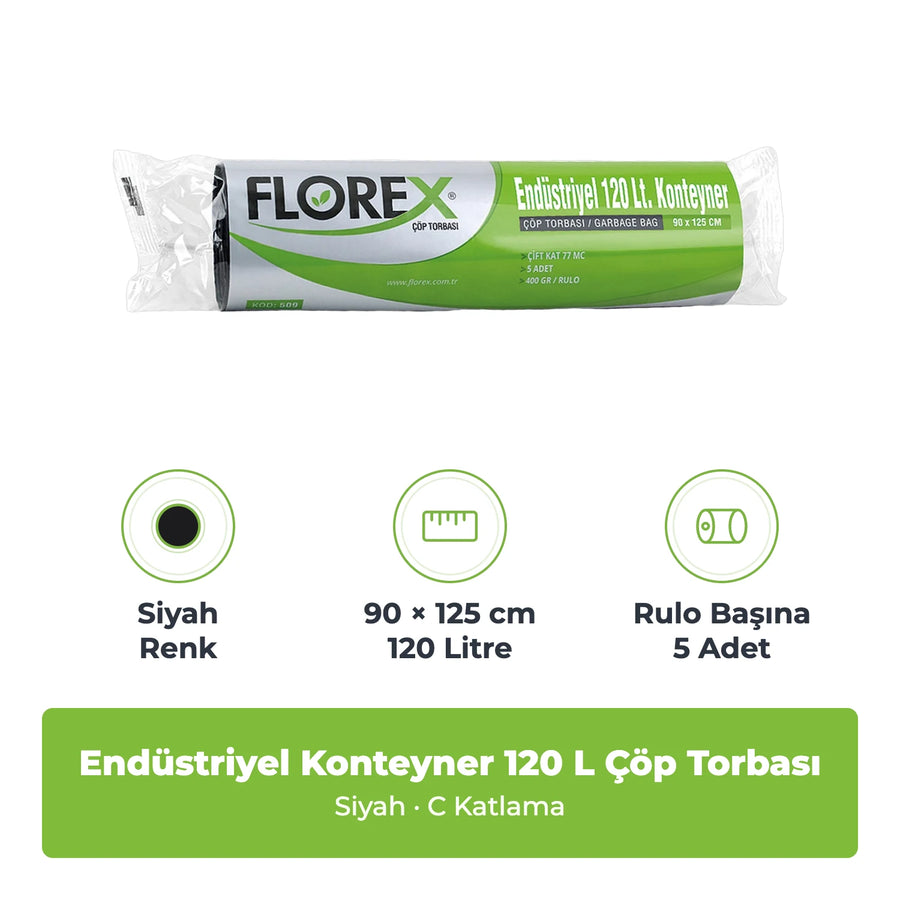 Florex Ekonomik Jumbo Boy Mavi Çöp Torbası